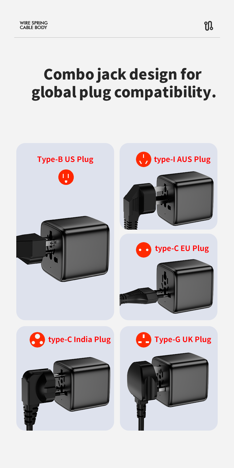 Model 913 travel adapter charging devices during travel