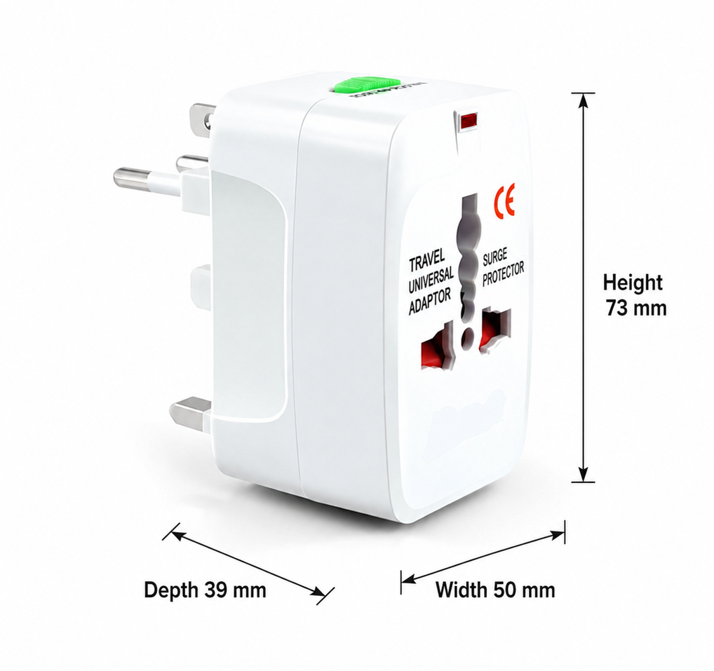 model 931 travel adapter size